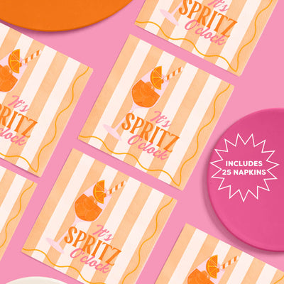 Spritz Napkins - 25 paper cocktail napkins