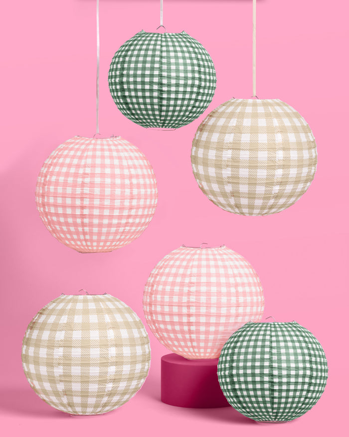 Camp Lantern Set - 6 paper lanterns