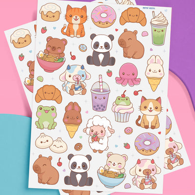 Kawaii Tats - 48 temporary tattoos