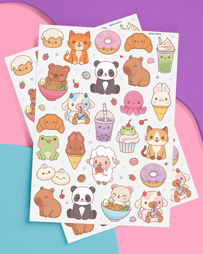 Kawaii Tats - 48 temporary tattoos