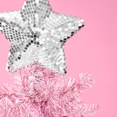 Disco Star Tree Topper - christmas tree topper