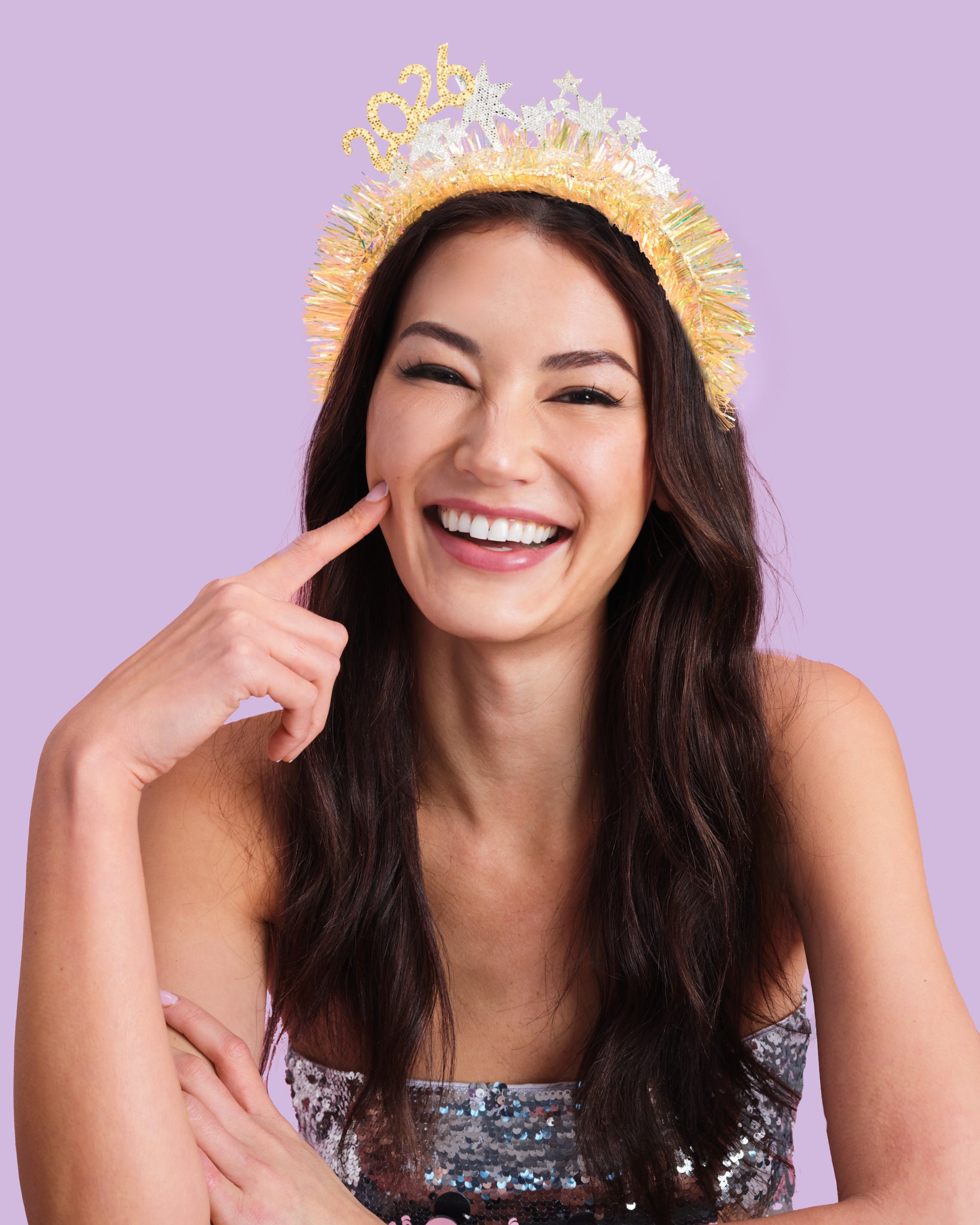 NYE 2026 Headband - fringe headband