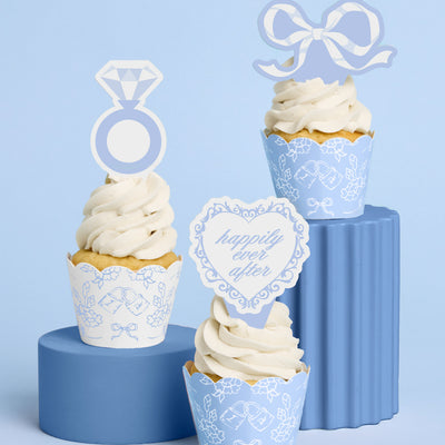 Happily Ever After Toppers - 24 wrappers + toppers