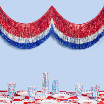 Americana Fringe - triple layered banner