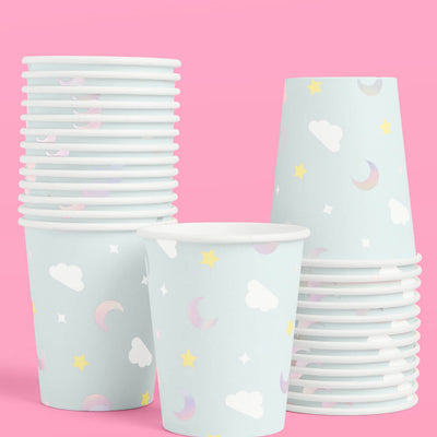 Over the Moon Cups - 50 paper cups