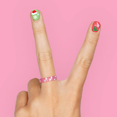 Santa Baby Nail Stickers - 744 adhesive nail stickers