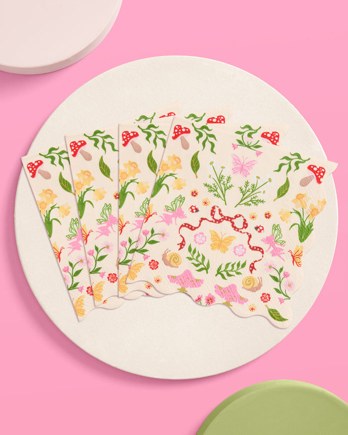 Garden Fairy Napkins - 25 paper napkins