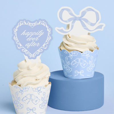 Happily Ever After Toppers - 24 wrappers + toppers