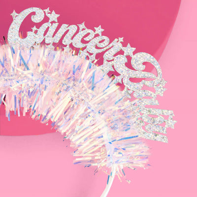 Cancer Baby Headband - fringe headband
