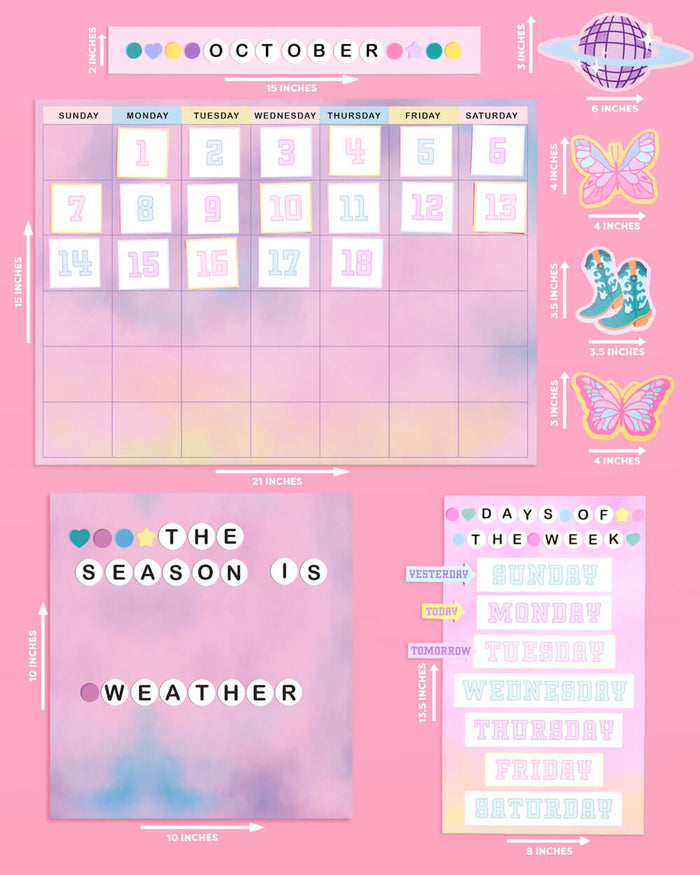 Eras Calendar Set - 79pc set