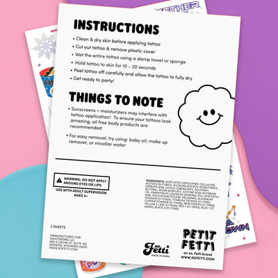 Takedown Tats - 68 temporary tattoos