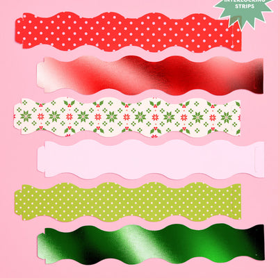 Tis the Season Paper Chains - 90 strip holiday garland