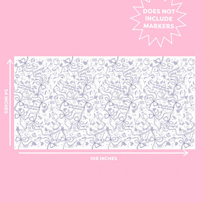 Sweet Dreams Tablecloth - paper coloring tablecloth