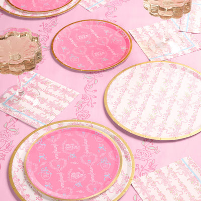 Romance Plates - 32 paper plates, 2 sizes