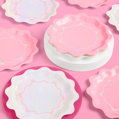Tying the Knot Plates - 24 paper plates