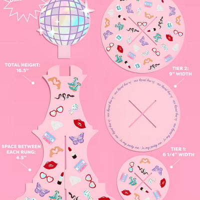 Party Era Cupcake Tower - 3 tiered display