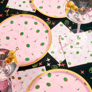 Martini Plates - 25 paper plates