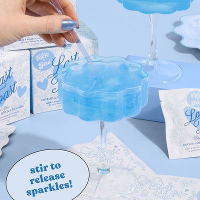 Last Toast Glitter Bombs - 4 cotton candy glitter bombs