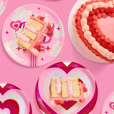 Pink Pony Club Plates - 24 paper plates