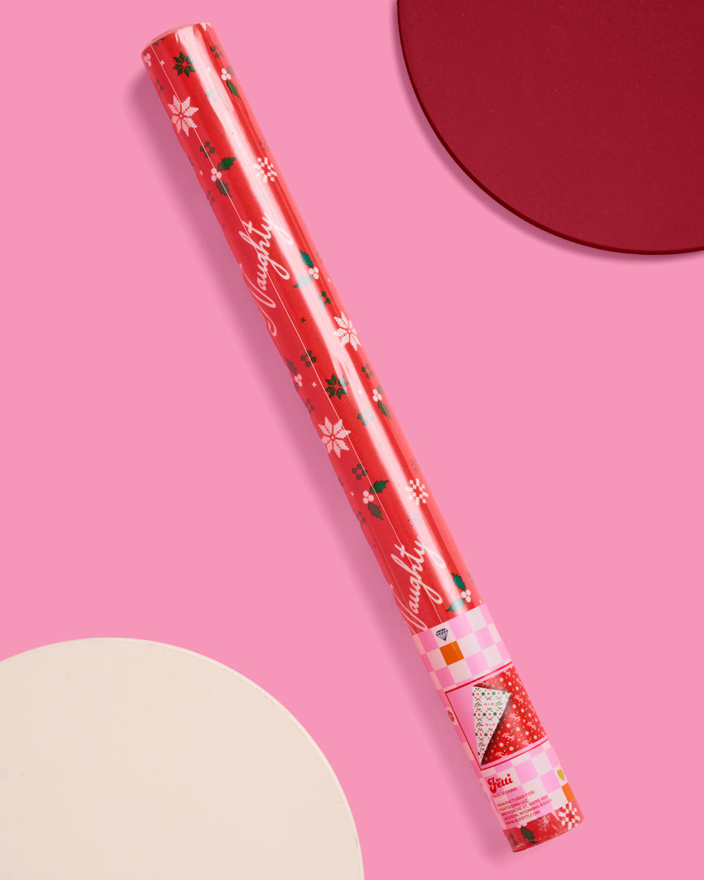 Naughty or Nice? Wrapping Paper - double sided paper roll