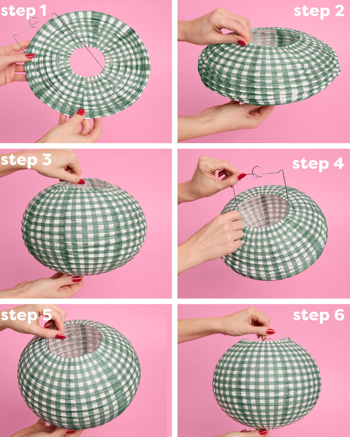 Camp Lantern Set - 6 paper lanterns