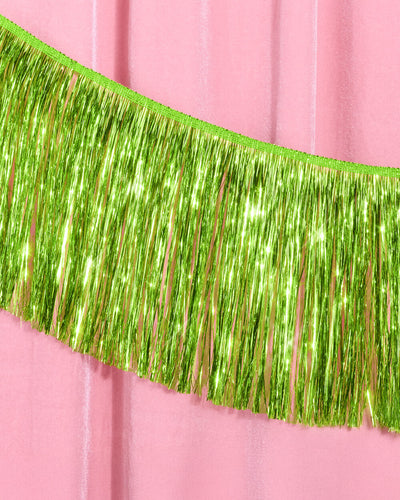Emerald City Pack - pink + green fringe banners
