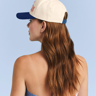 All American Trucker Hat - embroidered snapback