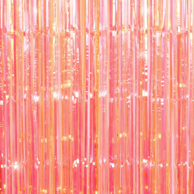Sunset Curtain Pack - pink + orange foil curtains