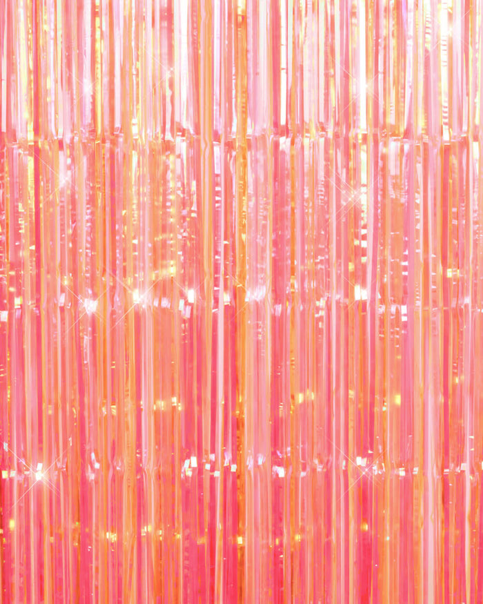 Sunset Curtain Pack - pink + orange foil curtains