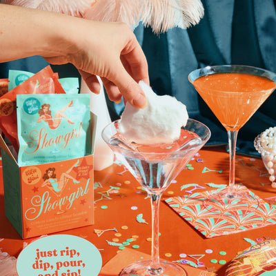 Showgirl Drink Bombs - 4 glitter bombs