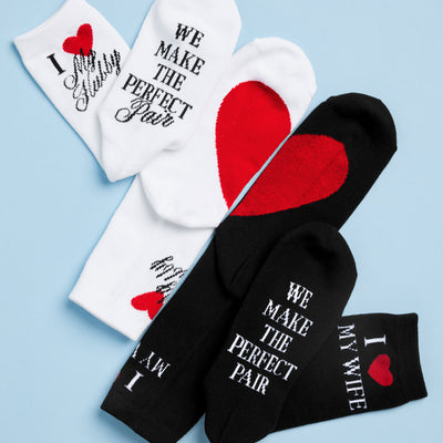 Perfect Pair Couples Socks - Cotton Blend Socks