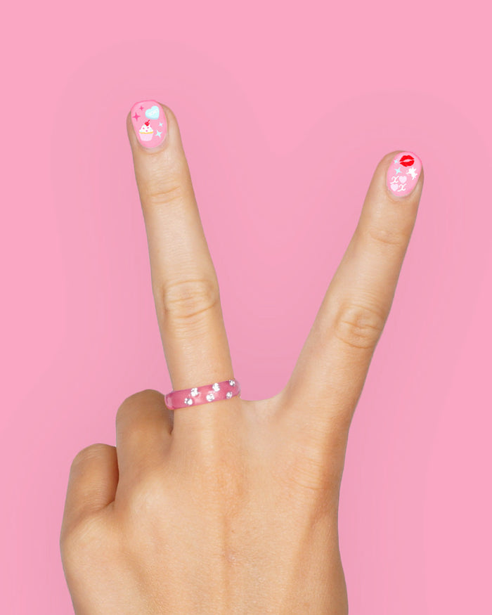 Be Mine Nail Stickers - 164 stickers