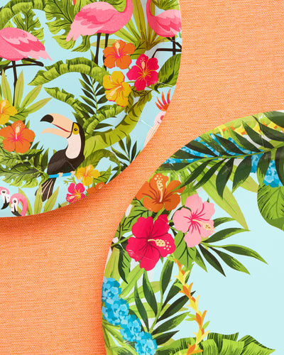 Tropical Plates - 24 paper plates