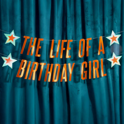 Showgirl Trio - plates, napkins + banner