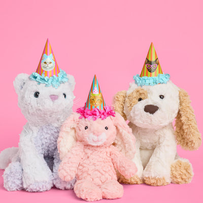 Cat Mini Party Hats - 10 paper hats