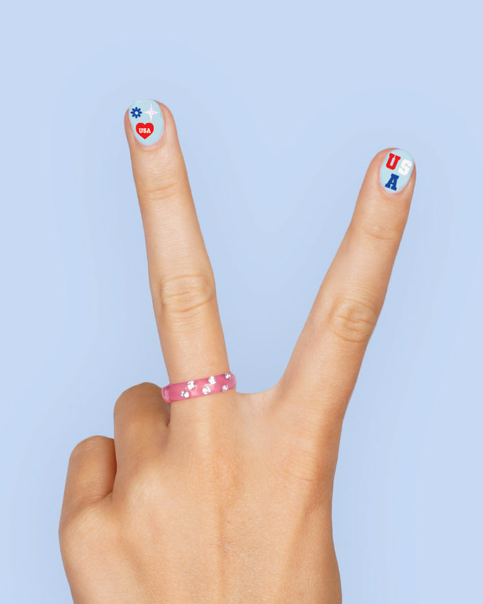 America 250 Nail Stickers - 250 nail stickers