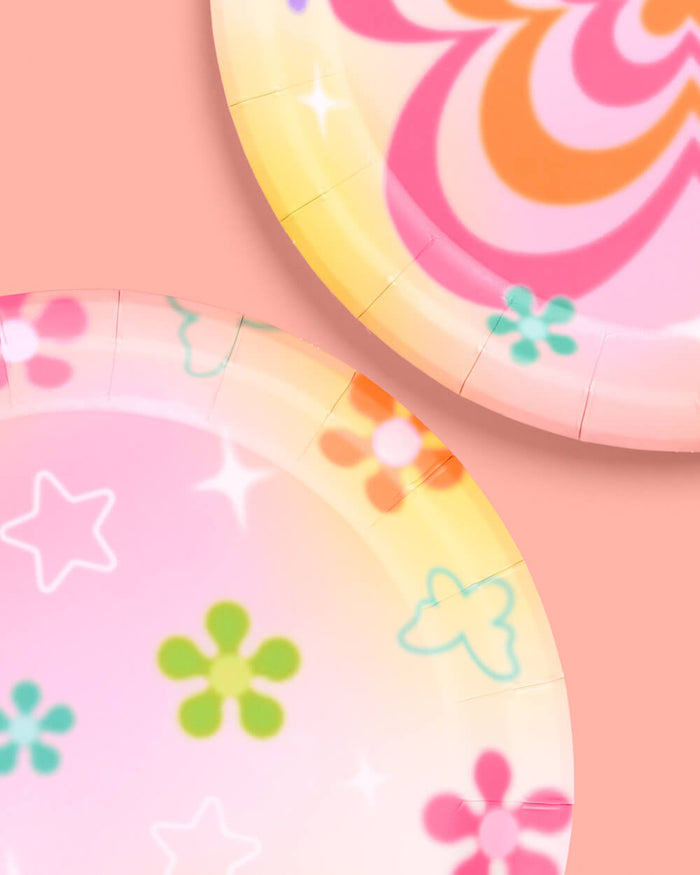 Butterfly Dream Plates - 24 paper plates