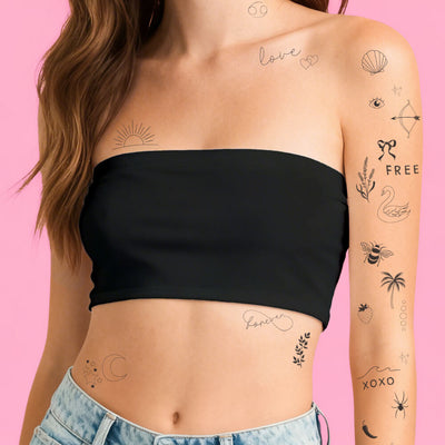 Realistic Fine Line Tattoos - 4 tattoo sheets