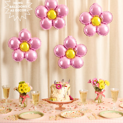 Flower Power Balloon - 4 flower balloons