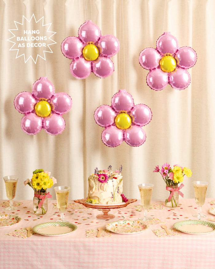 Flower Power Balloon - 4 flower balloons