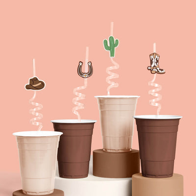 Saddle Up Straws - 16 reusable straws