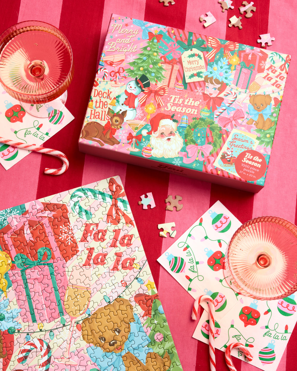 Pinkmas Puzzle - 1000 pc jigsaw puzzle