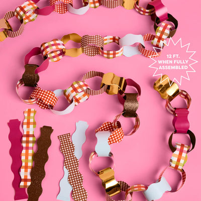 Thanksgiving Paper Chains - autumn paper garland