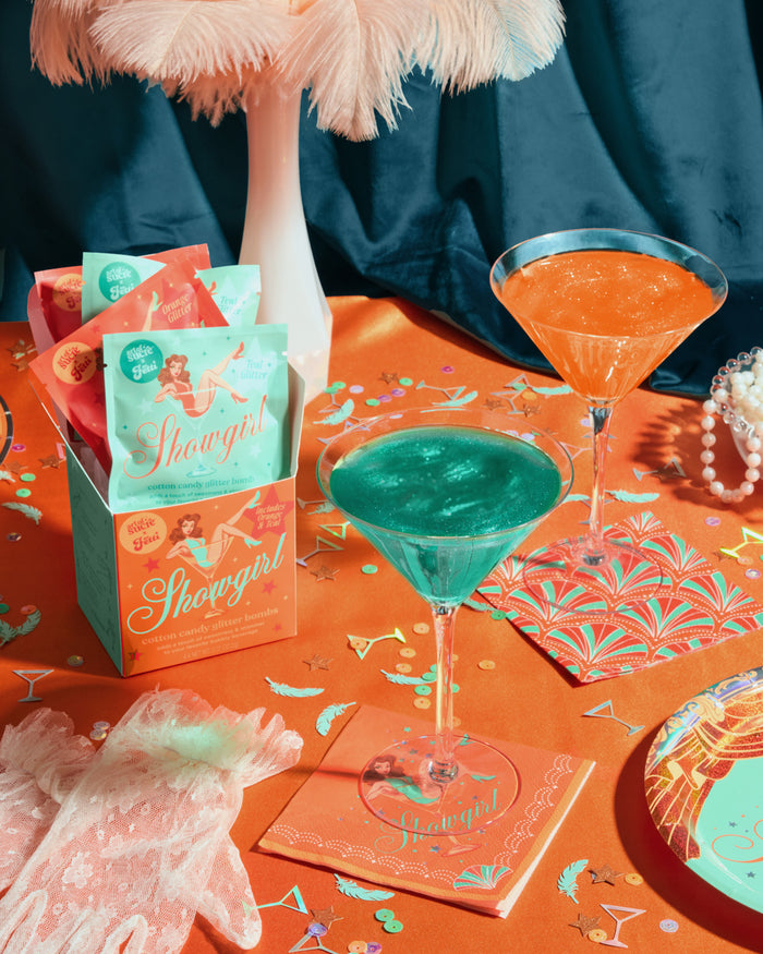 Showgirl Drink Bombs - 4 glitter bombs