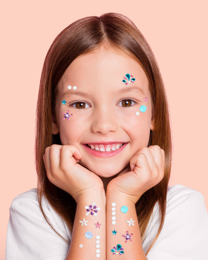 Mermaid Gem Set - 52 adhesive face gems
