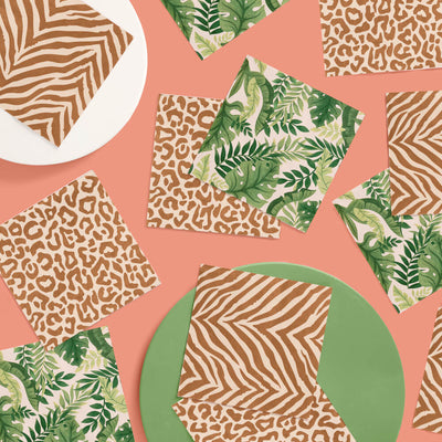 Safari Napkins - 24 paper napkins