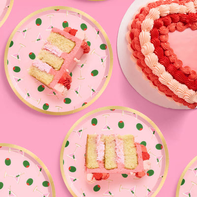 Martini Plates - 25 paper plates