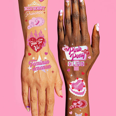 Pink Pony Club Tats - 54 temporary tattoos