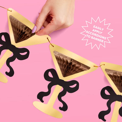 Espresso Martini Banner - 3D paper banner