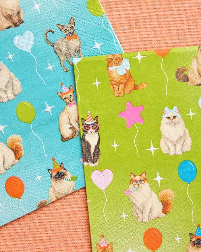 Cat Napkins - 24 paper napkins